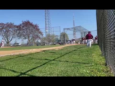 Video of triple to right field