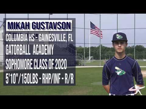 Video of Mikah Gustavson RHP/INF Class of 2020