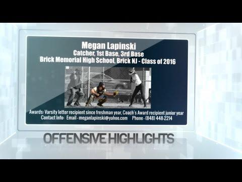 Video of 2015 Megan Lapinski Offensive Softball Highlights