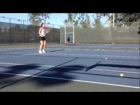Video of Kelsey Gee Tennis Practice