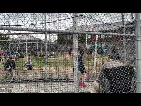 Video of Junior Olympic Discus (PR 132’ 1.5” July 2019)