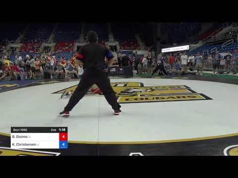 Video of 2021 US Marine Corps 16U National Championships - 113 Lbs Consi Of 16 #1 - Blake Gioimo, Iowa Vs Koufax Christensen, Iowa
