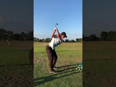 Video of 7 iron full swing (controlled)