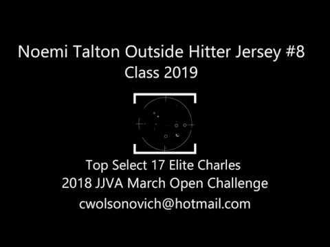 Video of Noemi Talton Class of 2019 Outside Hitter 2018 JJVA March Open Challenge