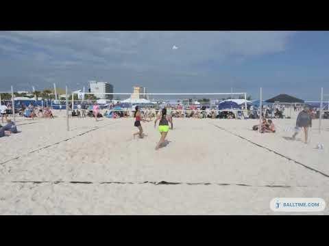 Video of Neon Shorts/Dark Gray Shirt - 2023 Beach Fest Open