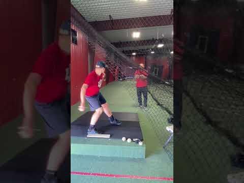 Video of Indoor pitching