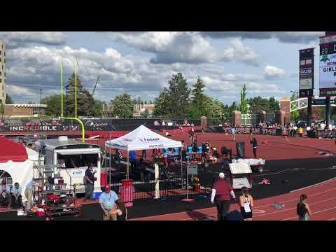 Video of 2019 Washington State 2B Women’s 4x400 - Reagan Ivey anchor (sophomore)