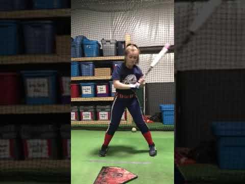 Video of Cage hitting from side profile