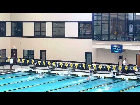 Video of Summer 2022 Sectionals 100m freestyle