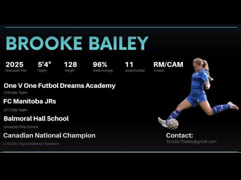 Video of Brooke Bailey Soccer Highlights 2023
