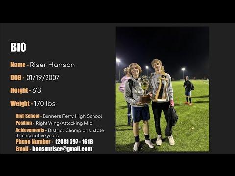 Video of Riser Hanson - 2023 Highlight Reel