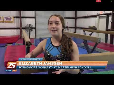Video of 2021 Eastern Nationals- Level 9 Elizabeth Janssen—Athlete of the Week