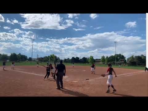 Video of 2022 Ariana Williams Outfielder Lady Hustle 18U Gold 
