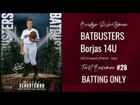 Video of Batbusters Borjas 14U Spring Season (Offense Only Short Version)