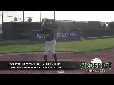 Video of Tyler Corkhill Prospect Video, OF, InF, Costa Mesa High School of 2019