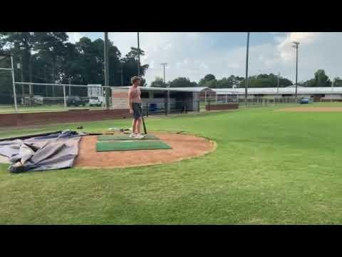 Video of hitting bp with a wood bat