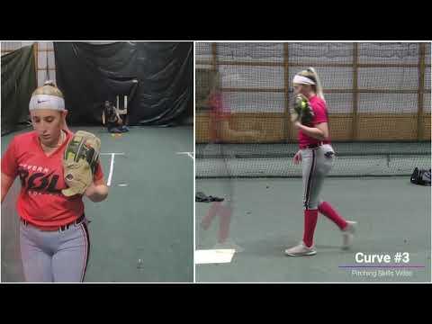 Video of Lindsey Tolle Skills Pitching and Hitting 