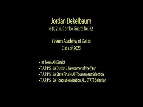 Video of Jordan Dekelbaum #32 6”2 Combo guard  Class of 2023