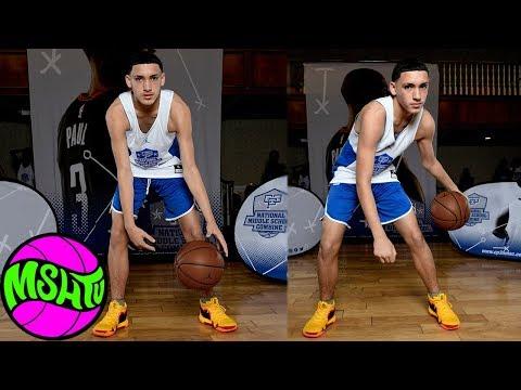 Video of Cristopher Rios has VISION and RANGE at the 2018 cp3 national middle school combine
