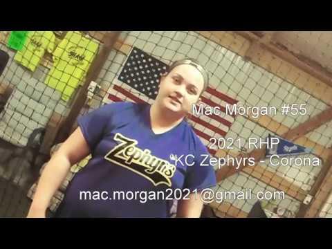 Video of Mac Morgan Pitching Skills Video Jan 2017