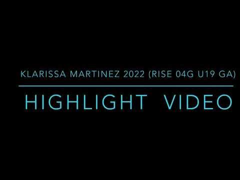 Video of Klarissa Martinez 2021 highlight video