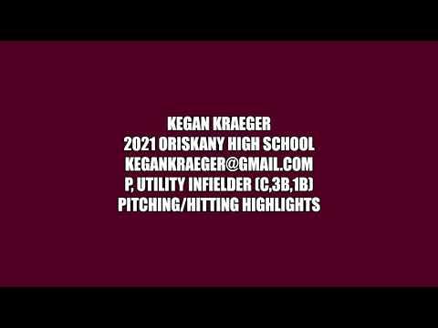 Video of Kegan Kraeger Pitching and Hitting Highlights