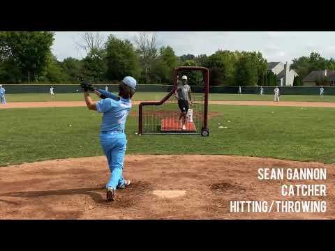 Video of 2022 Catcher Sean Gannon Hitting/Throwing
