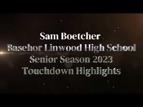 Video of Sam Boetcher Touchdown Highlights 2023