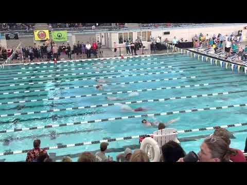 Video of Flaherty back-half 200 fly win MN Sr State