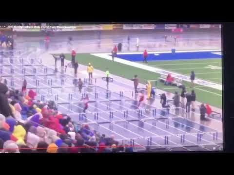 Video of Iowa Shuttle Hurdle State Finals (3rd lane, 3rd leg)