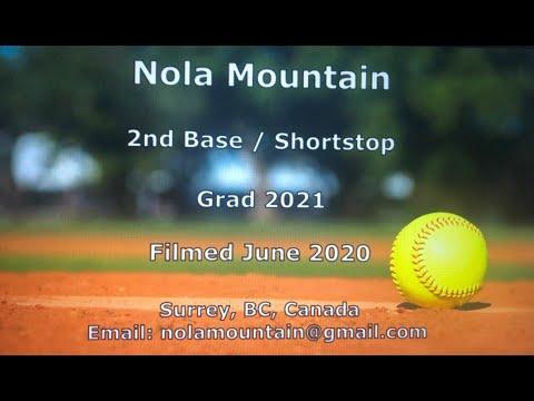 Video of Nola Mountain 2021 Softball Skills Video