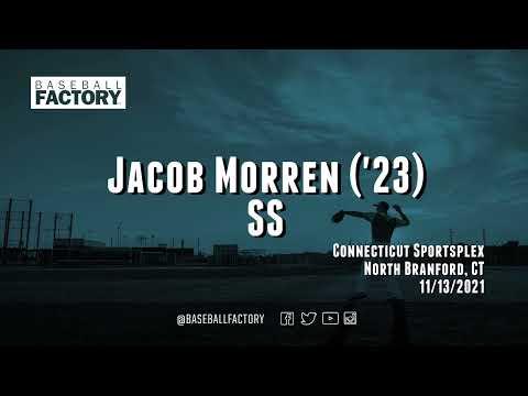 Video of Jacob Morren (2023) Baseball Factory Evaluation Video