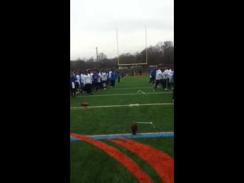 Video of Winning COKA kicking camp January 2012 with 55 yd. field goal