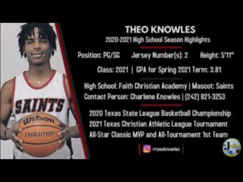 Video of Theo Knowles 2021 highlights