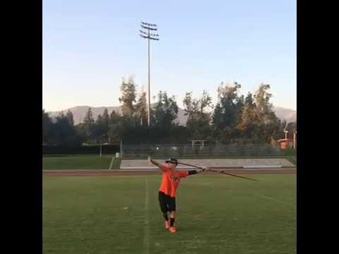 Video of Out working on some lite Throwing Javelin Drills 10th. Grade