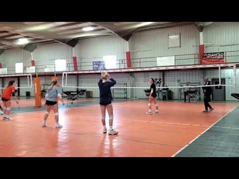 Video of Practic with college athletes  2022
