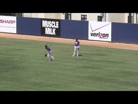 Video of 2014 Nicholas Baldor Outfield Throwing Skills (94 mph) at Perfect Game Underclass All American Games 