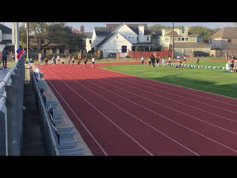 Video of Jed wins his heat - 200m