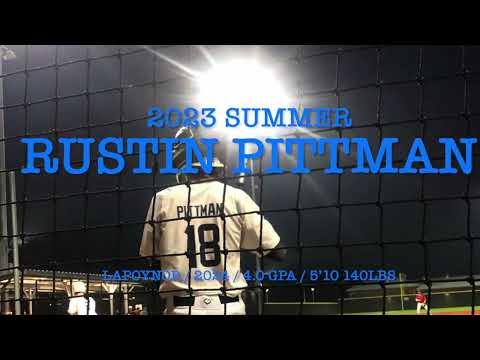 Video of Rustin Pittman 2023 Summer Season Highlights