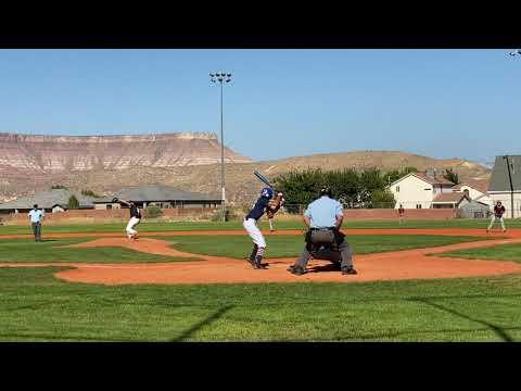 Video of Game time hit/pitching