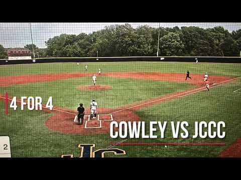 Video of Gus Freeman - Catcher - Cowley College vs. JCCC