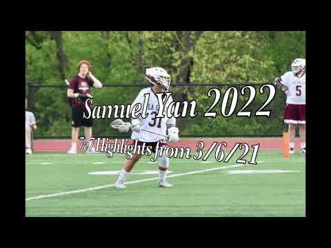 Video of Samuel Yan 2022 7v7 Highlights (Only from 3/6/21)