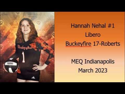 Video of MEQ Indianapolis Hannah Nehal Highlights #1 Libero