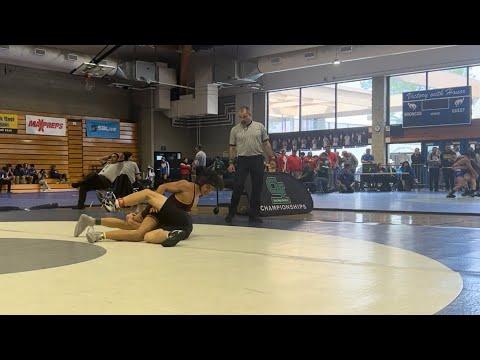Video of First CIF tournament at 154 lbs