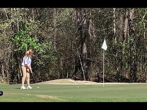 Video of Claire Holmes putt