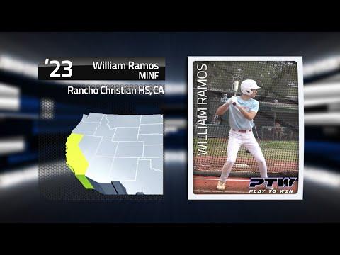 Video of William Ramos (Class of 2023) - PTW Showball SoCal Showcase 09/2022