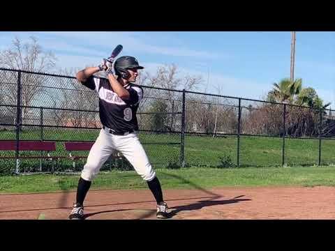 Video of 2020 Alejandro Fisher, home to first, Centerfield,  and hitting skills video.- West Campus High School