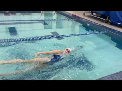 Video of Backstroke and turn training