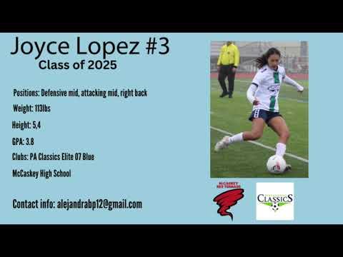 Video of Joyce Lopez Highlights 2024