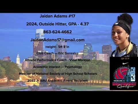 Video of Jaidan Adams, OH, DEFENSIVE 2023 NEQ Hilites